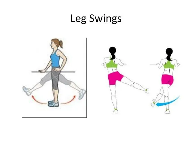 પગ સ્વિંગLeg swings