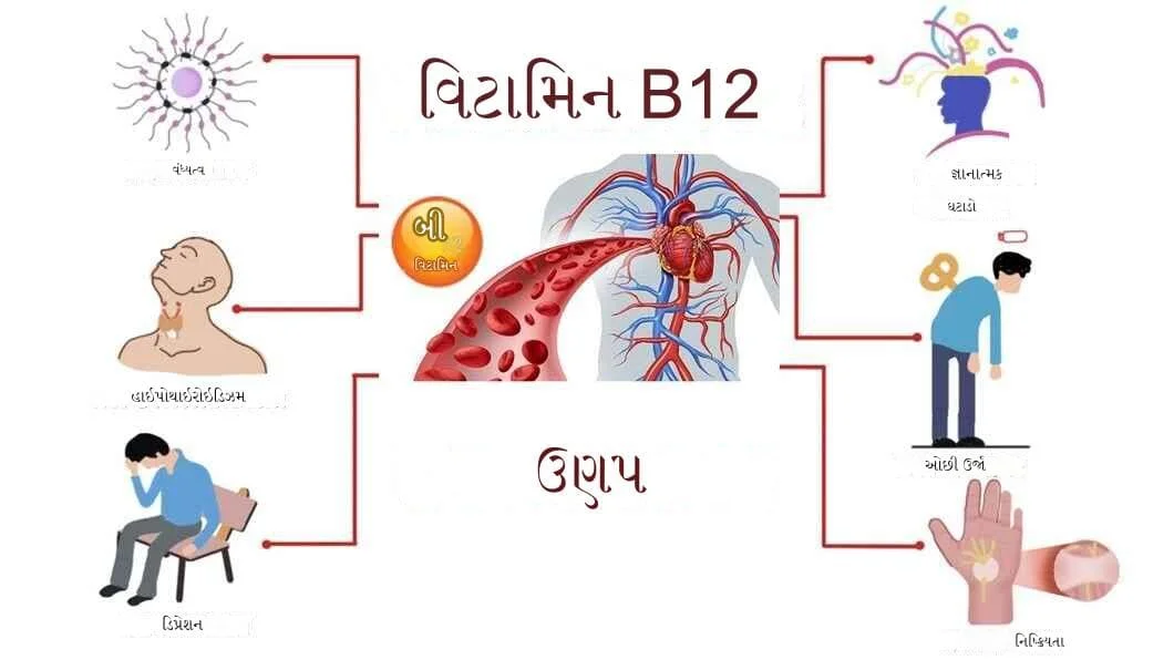 વિટામિન બી 12 લક્ષણો