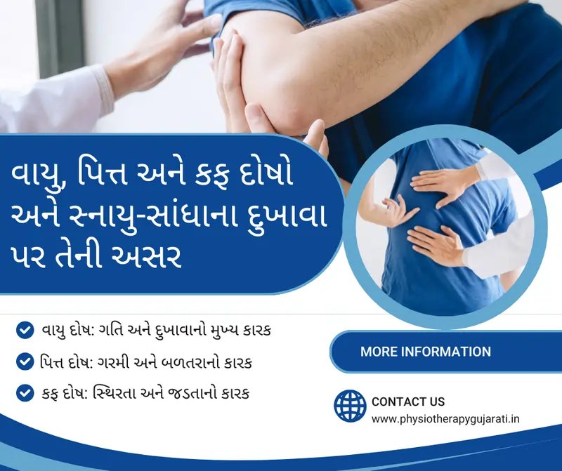 વાયુ પિત્ત અને કફ દોષો અને સ્નાયુ-સાંધાના દુખાવા પર તેની અસર