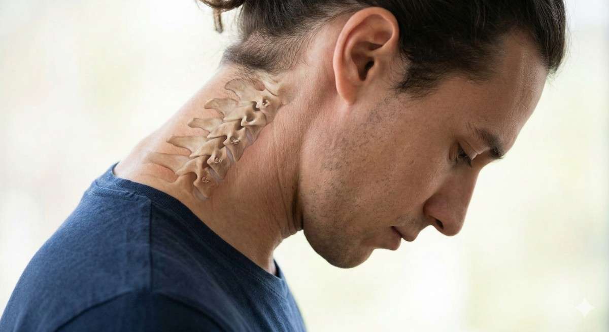 Neck Flexion (ગરદન નીચે ઝુકાવવી)