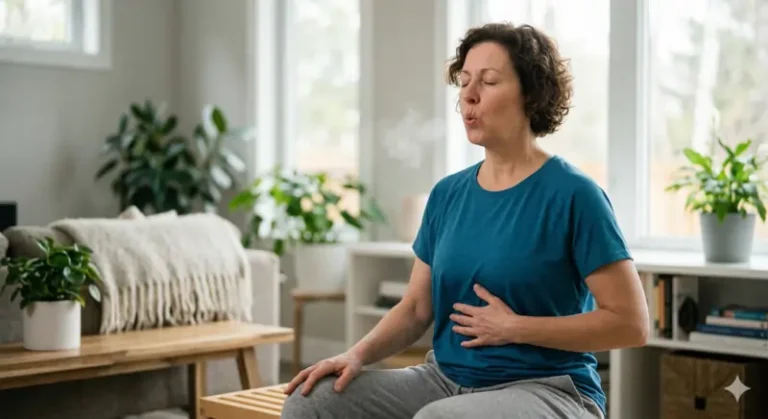 પર્સ્ડ લિપ બ્રીધિંગ