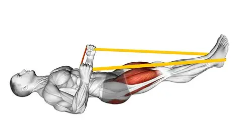 રેઝિસ્ટન્સ બેન્ડ લેગ પ્રેસ