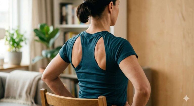 Scapular Squeeze – બંને ખભાની પાછળના હાડકાં ભેગા કરવા