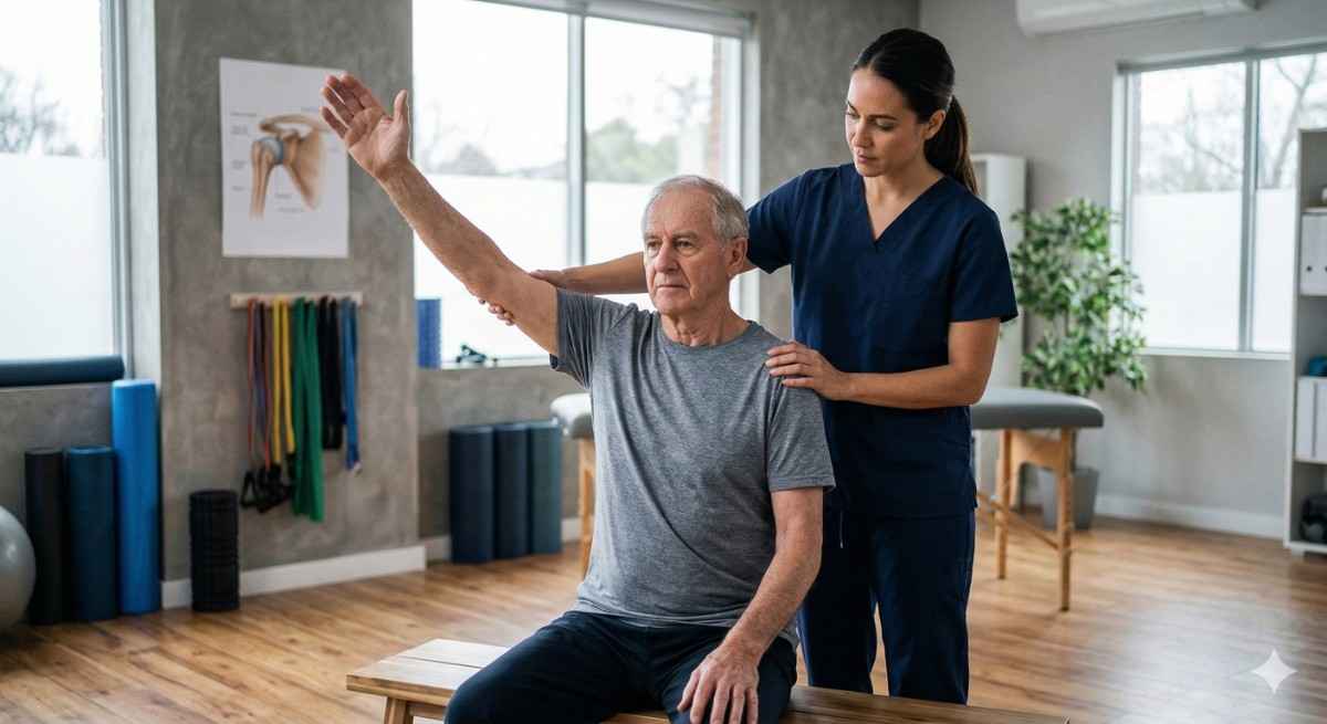 Shoulder Abduction – હાથ બાજુએથી ઊંચો કરવો