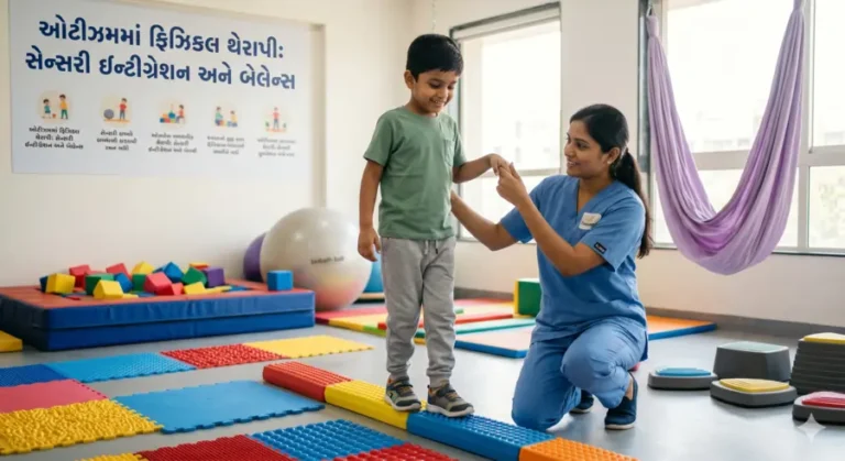 ઓટીઝમ (Autism) માં ફિઝિકલ થેરાપી સેન્સરી ઇન્ટીગ્રેશન અને બેલેન્સ