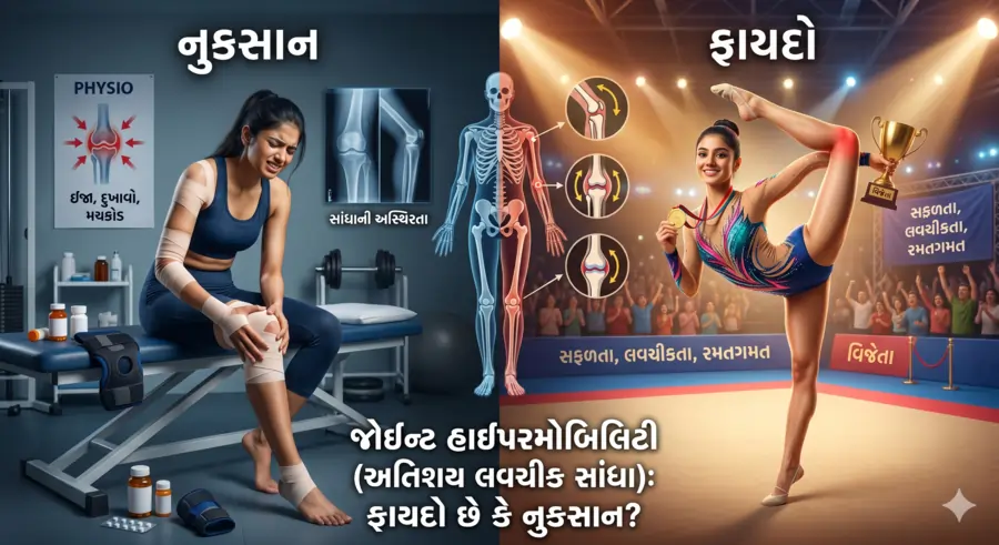 જોઇન્ટ હાઇપરમોબિલિટી (અતિશય લવચીક સાંધા) ફાયદો છે કે નુકસાન