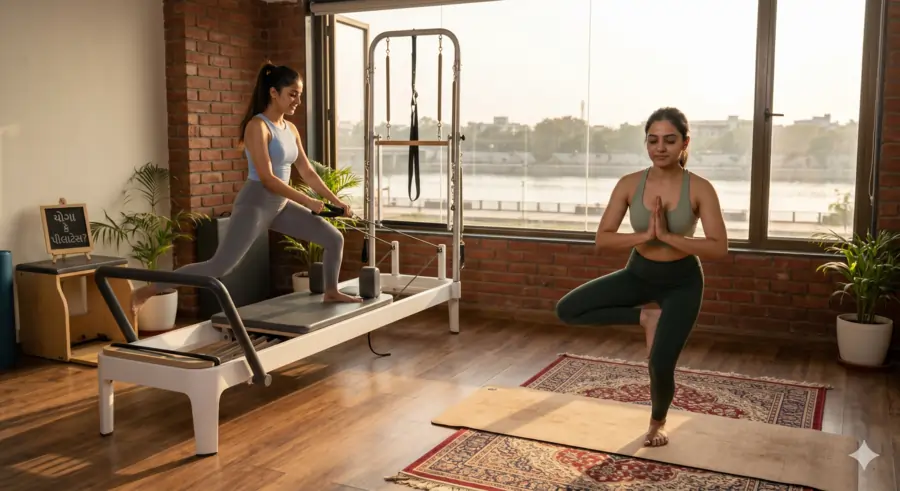 પીલાટેસ (Pilates) વિરુદ્ધ યોગા તમારા માટે શું શ્રેષ્ઠ છે