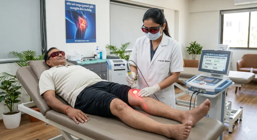 લેઝર થેરાપી (Laser Therapy) દુખાવો મટાડવાની અત્યાધુનિક ટેકનિક