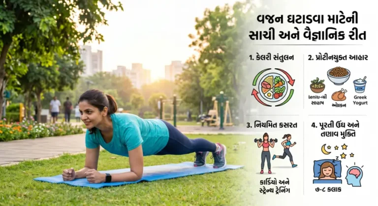 વજન ઘટાડવા (Weight Loss) માટેની સાચી અને વૈજ્ઞાનિક રીત