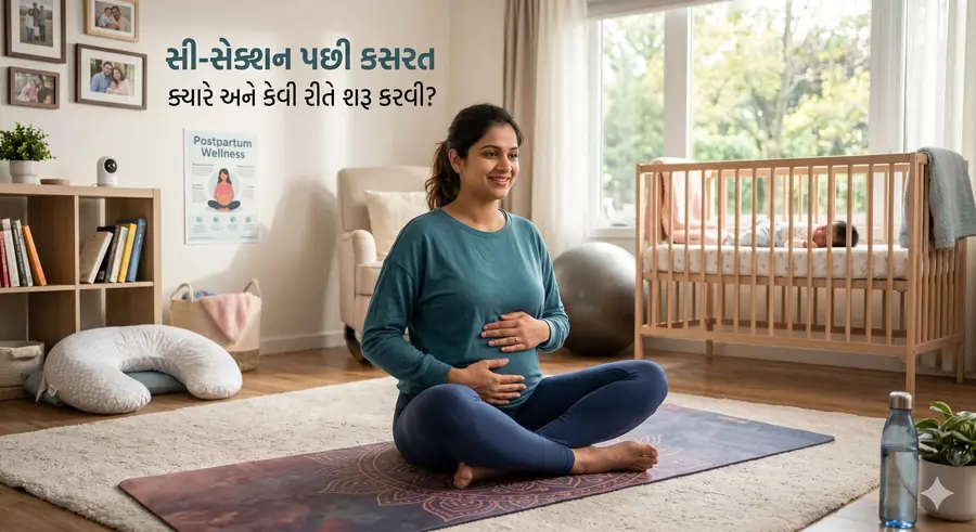 સી-સેક્શન (સિઝેરિયન) પછી ક્યારે અને કેવી રીતે કસરત શરૂ કરવી