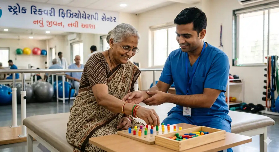 સ્ટ્રોક (લકવા) પછી રિકવરી માટે ફિઝિયોથેરાપીનું મહત્વ