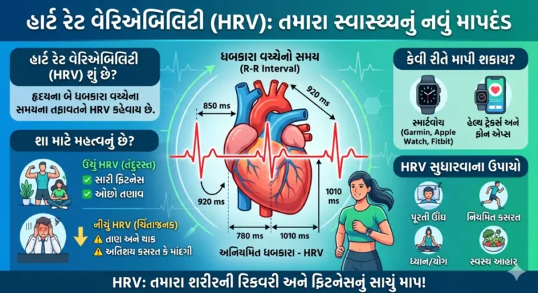 હાર્ટ રેટ વેરિએબિલિટી (HRV) તમારા સ્વાસ્થ્યનું નવું માપદંડ