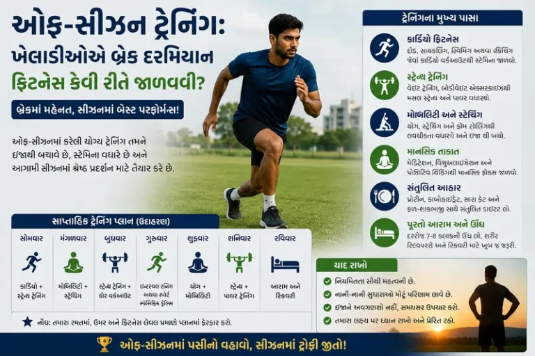 ઓફ-સીઝન ટ્રેનિંગ ખેલાડીઓએ બ્રેક દરમિયાન ફિટનેસ કેવી રીતે જાળવવી
