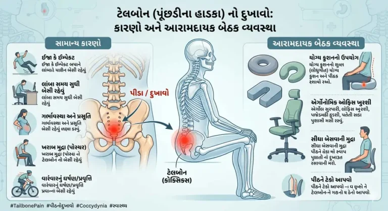 ટેલબોન (પૂંછડીના હાડકા) નો દુખાવો