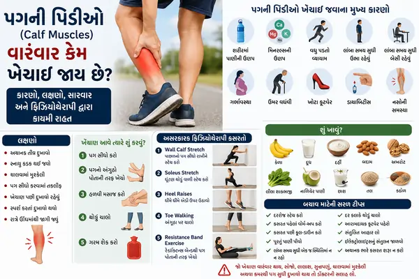 પગની પિંડીઓ (Calf Muscles) વારંવાર કેમ ખેંચાઈ જાય છે