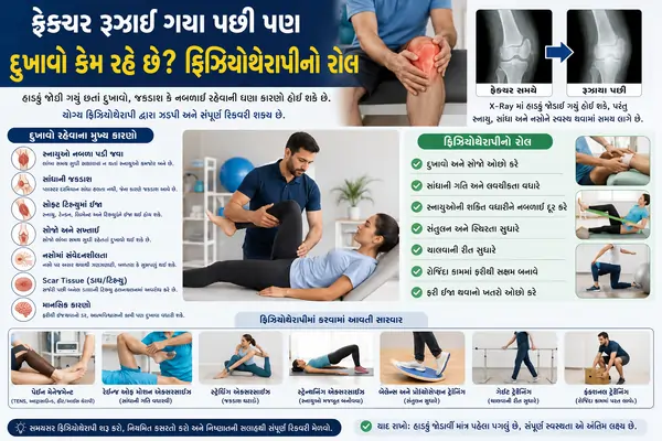 ફ્રેક્ચર રુઝાઈ ગયા પછી પણ દુખાવો કેમ રહે છે ફિઝિયોથેરાપીનો રોલ.