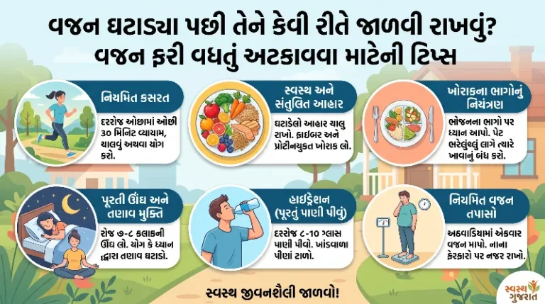 વજન ઘટાડ્યા પછી તેને કેવી રીતે જાળવી રાખવું? વજન ફરી વધતું અટકાવવા માટેની ટિપ્સ