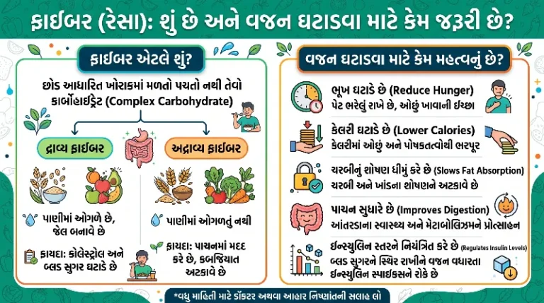 ફાઈબર એટલે શું વજન ઘટાડવા માટે ફાઈબરવાળો ખોરાક કેમ જરૂરી છે