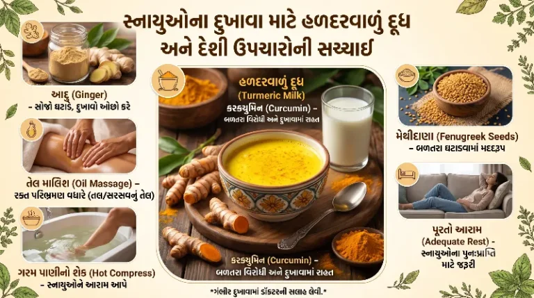 સ્નાયુઓના દુખાવા માટે હળદરવાળું દૂધ અને દેશી ઉપચારોની સચ્ચાઈ