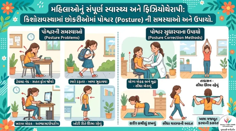 કિશોરાવસ્થામાં છોકરીઓમાં પોશ્ચરની સમસ્યાઓ અને ઉપાયો
