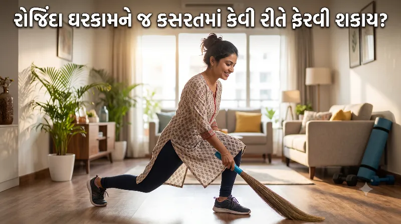 રોજિંદા ઘરકામને જ કસરતમાં કેવી રીતે ફેરવી શકાય (સ્માર્ટ હોમમેકર ટિપ્સ).