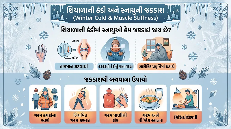 શિયાળાની કડકડતી ઠંડીમાં સ્નાયુઓને જકડાતા કેવી રીતે અટકાવવા