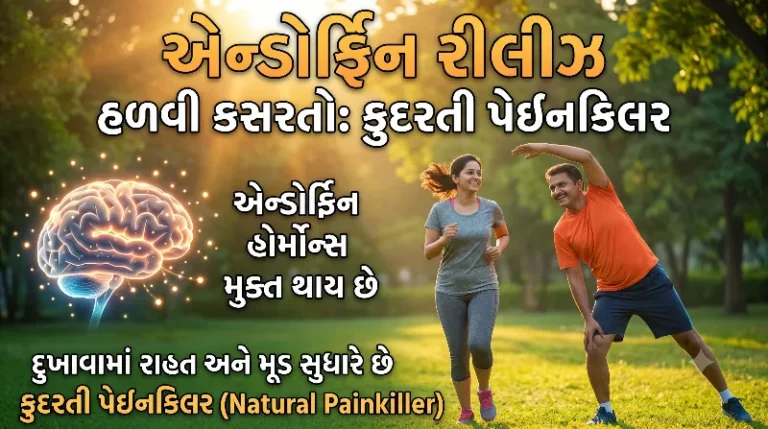 એન્ડોર્ફિન રીલીઝ હળવી કસરતો કુદરતી પેઇનકિલર (Painkiller) તરીકે કેવી રીતે કામ કરે છે