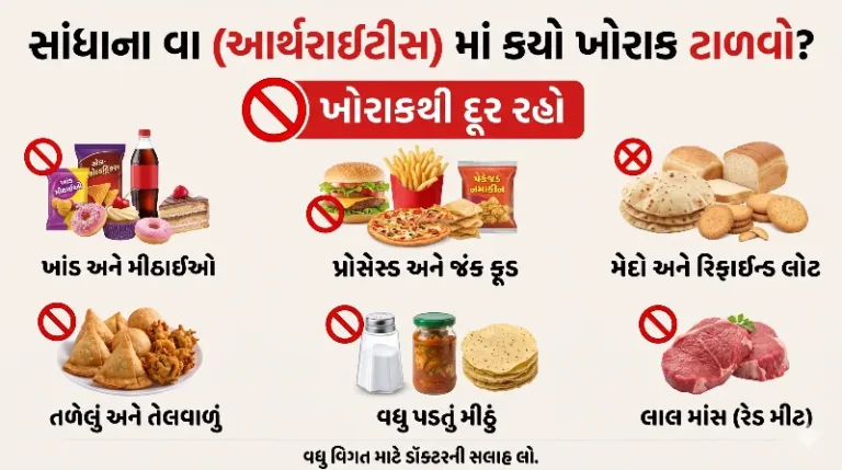 સાંધાના વા (આર્થરાઈટીસ) ના દર્દીઓએ કયા ખોરાકથી સંપૂર્ણ દૂર રહેવું જોઈએ
